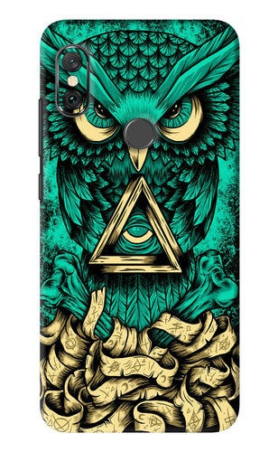 Green Owl Xiaomi Redmi Note 6 Pro Back Skin Wrap