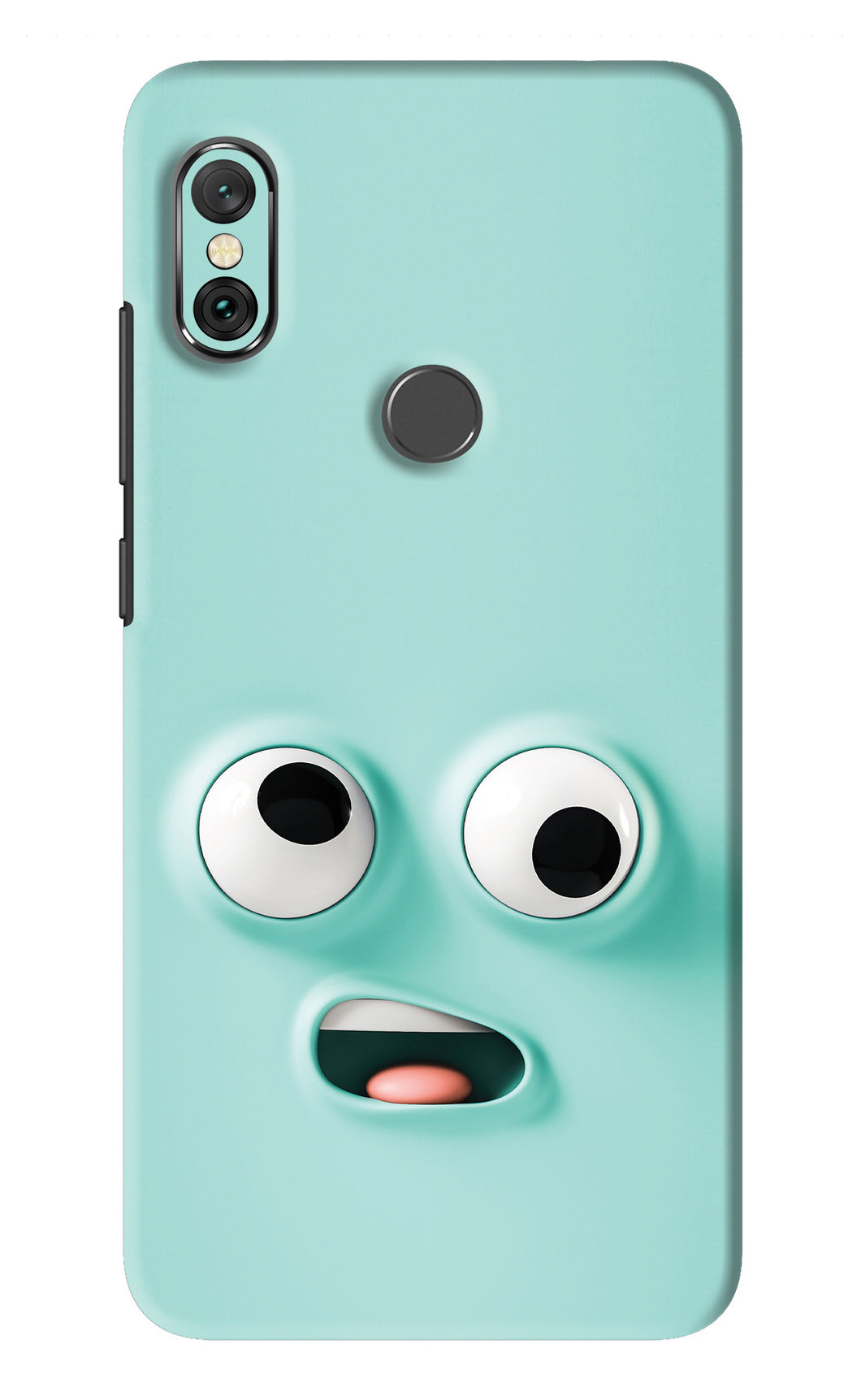 Silly Face Cartoon Xiaomi Redmi Note 6 Pro Back Skin Wrap