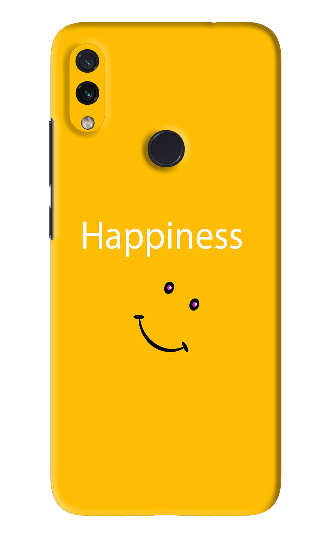 Happiness With Smiley Xiaomi Redmi Note 7 Back Skin Wrap