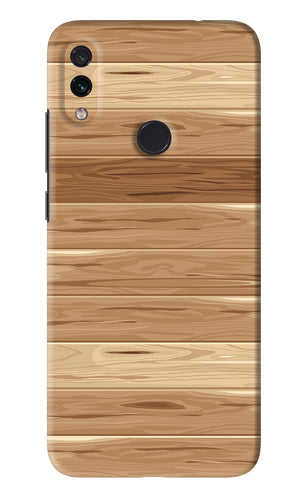 Wooden Vector Xiaomi Redmi Note 7 Back Skin Wrap