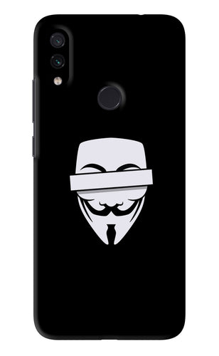 Anonymous Face Xiaomi Redmi Note 7 Back Skin Wrap