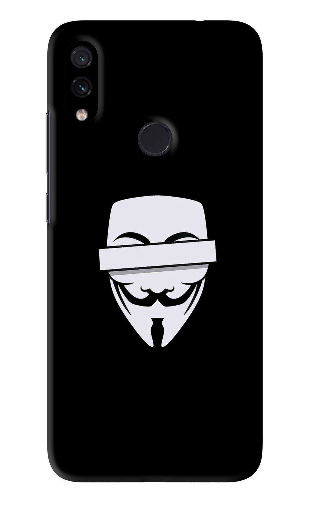 Anonymous Face Xiaomi Redmi Note 7 Back Skin Wrap