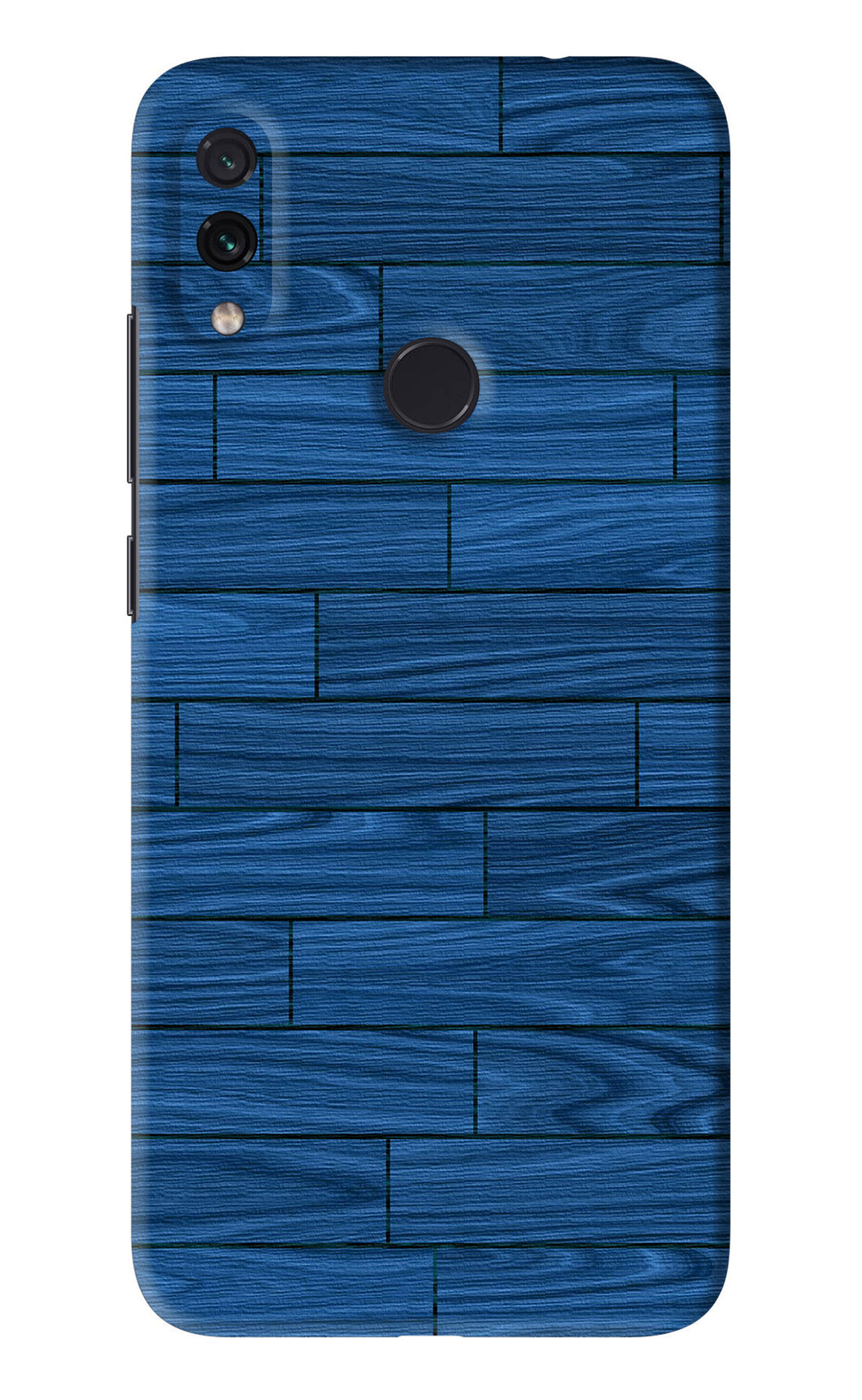 Blue Wooden Texture Xiaomi Redmi Note 7 Back Skin Wrap