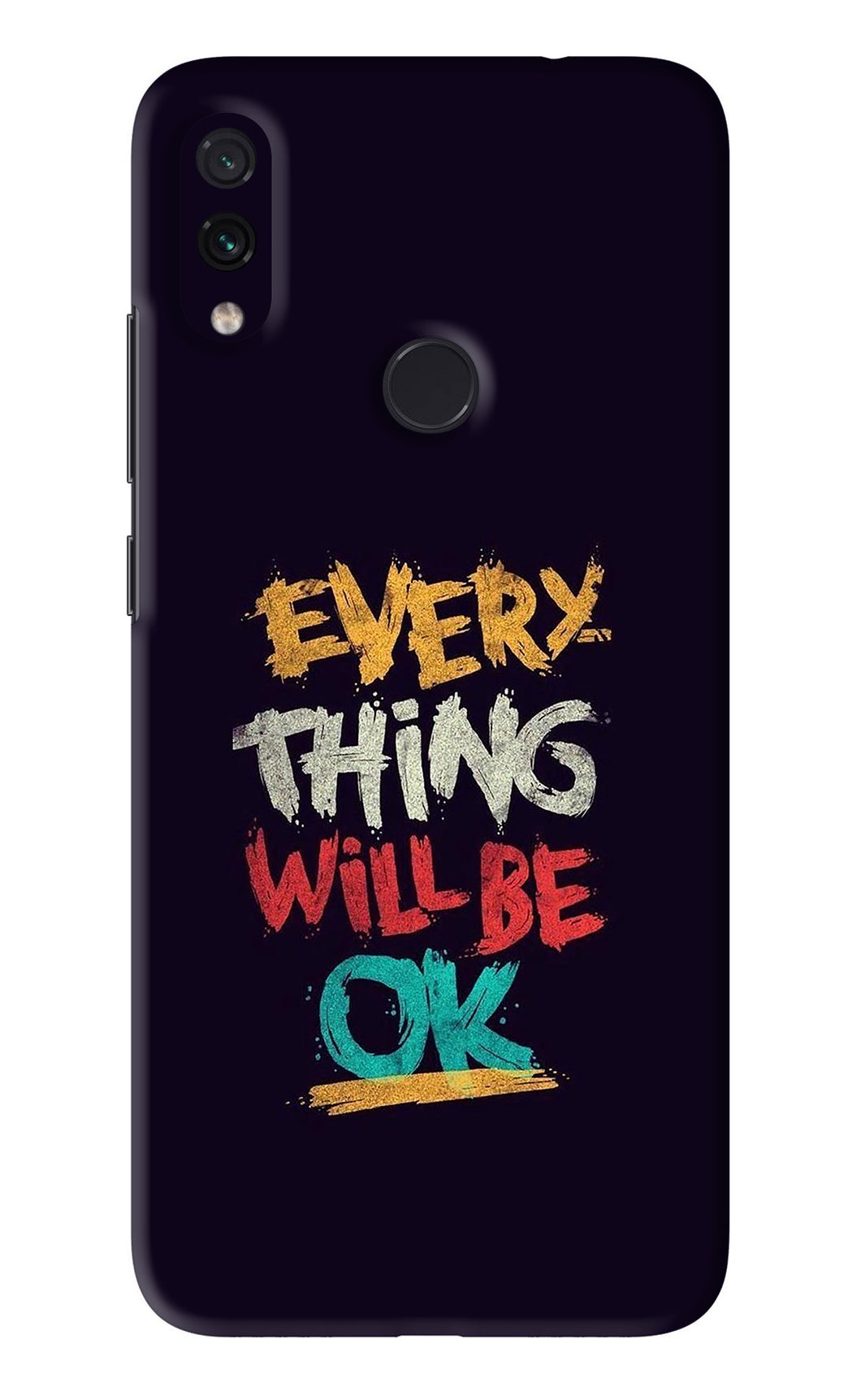 Everything Will Be Ok Xiaomi Redmi Note 7 Back Skin Wrap