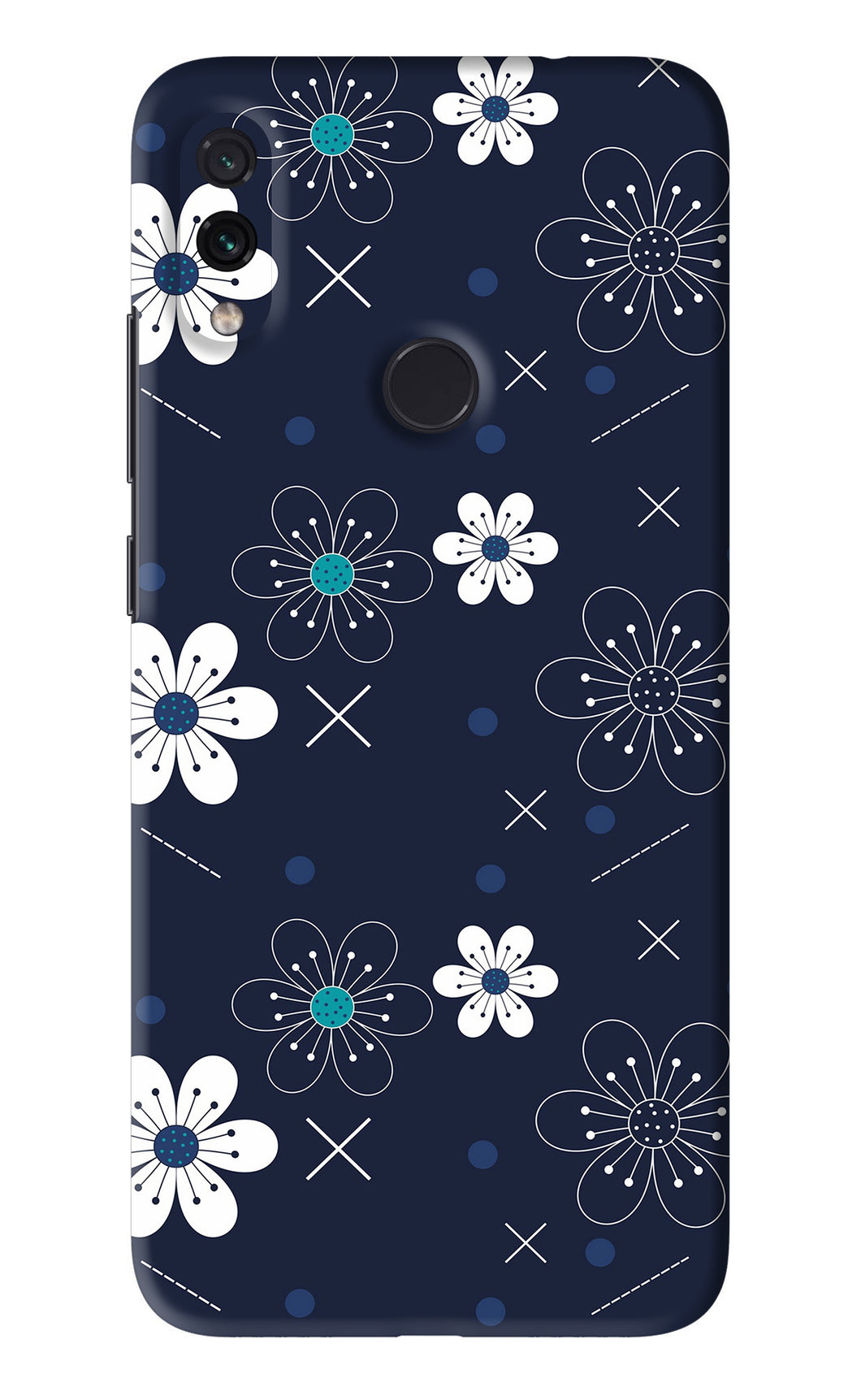 Flowers 4 Xiaomi Redmi Note 7 Back Skin Wrap