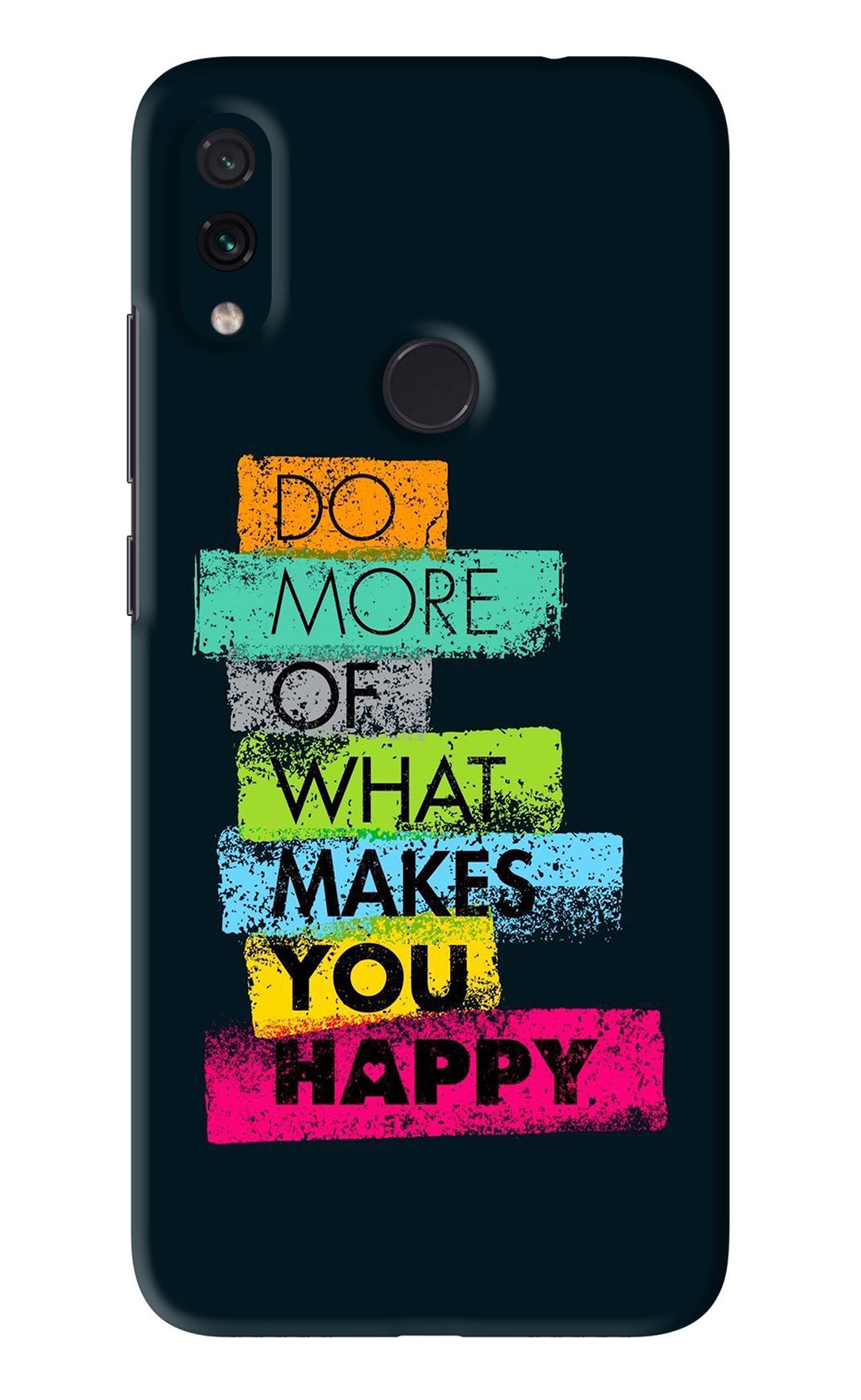 Do More Of What Makes You Happy Xiaomi Redmi Note 7 Back Skin Wrap