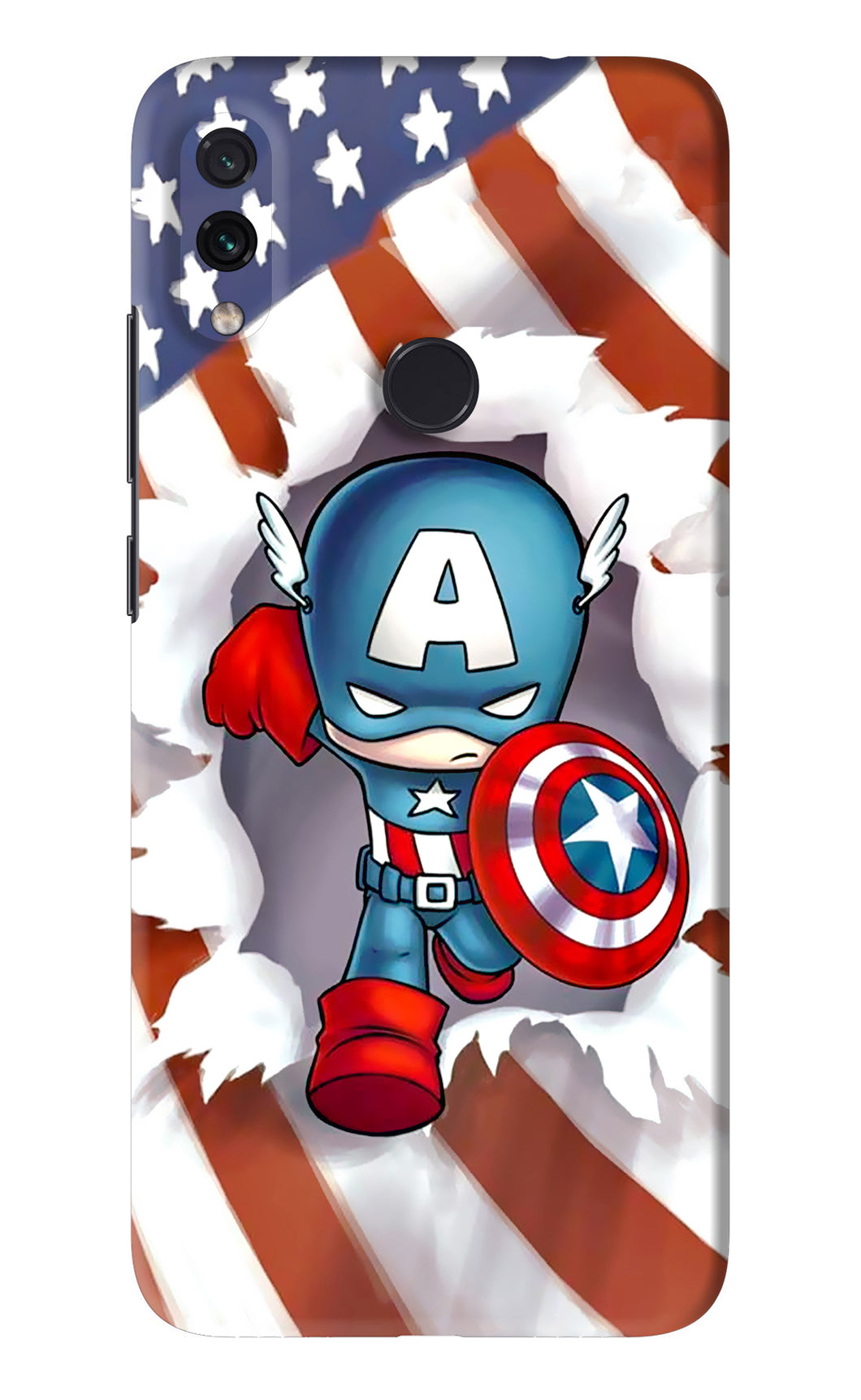 Captain America Xiaomi Redmi Note 7 Back Skin Wrap