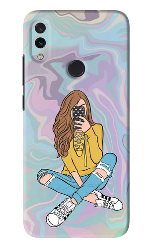 Selfie Girl Xiaomi Redmi Note 7 Back Skin Wrap