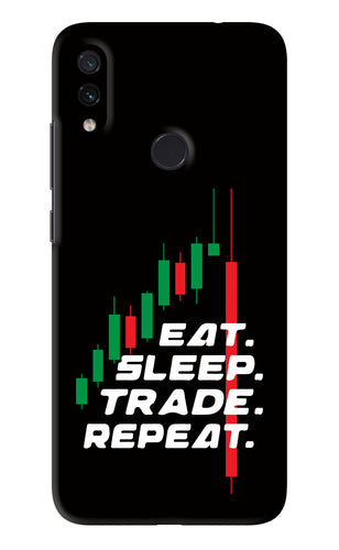 Eat Sleep Trade Repeat Xiaomi Redmi Note 7 Back Skin Wrap