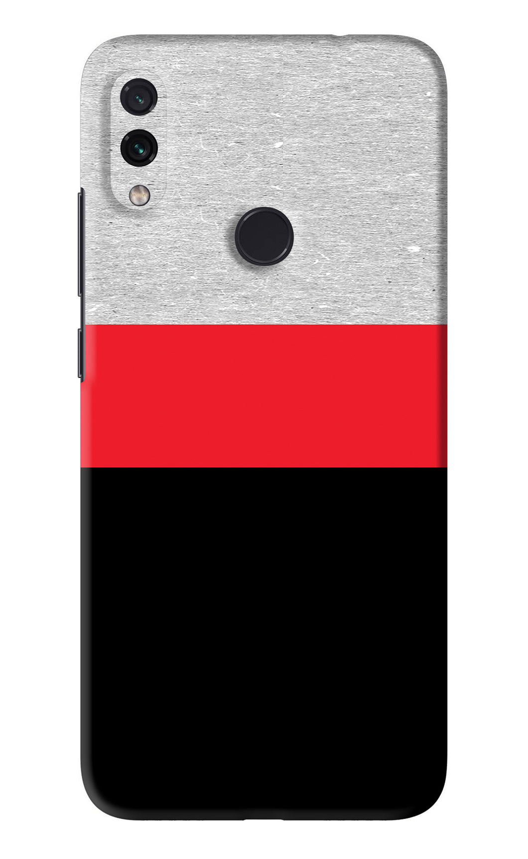 Tri Color Pattern Xiaomi Redmi Note 7 Back Skin Wrap