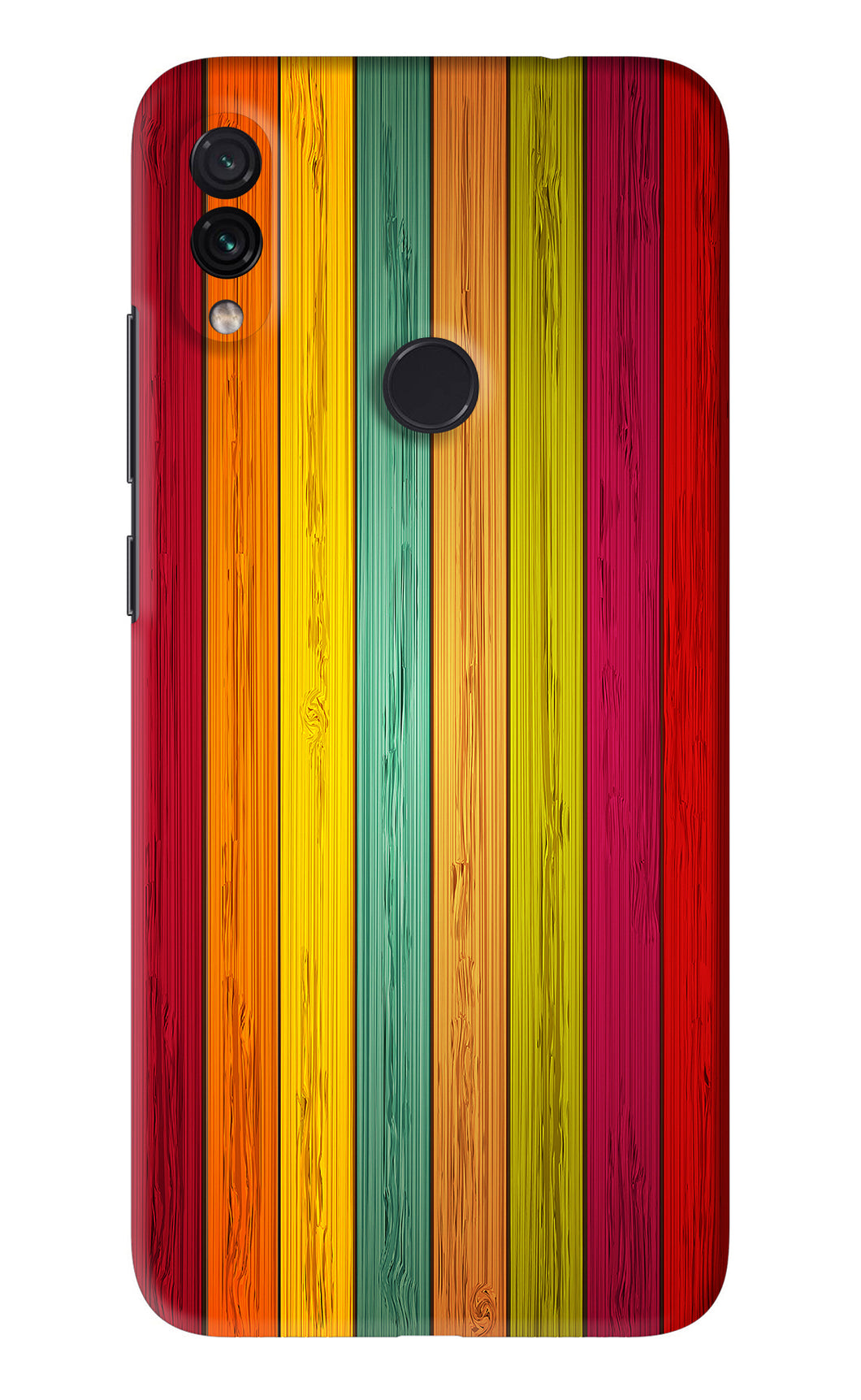 Multicolor Wooden Xiaomi Redmi Note 7 Pro Back Skin Wrap