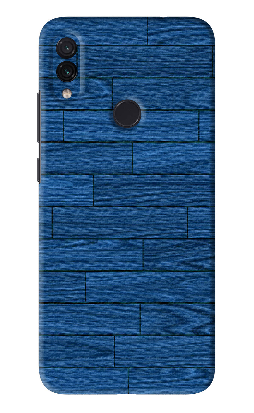 Blue Wooden Texture Xiaomi Redmi Note 7 Pro Back Skin Wrap