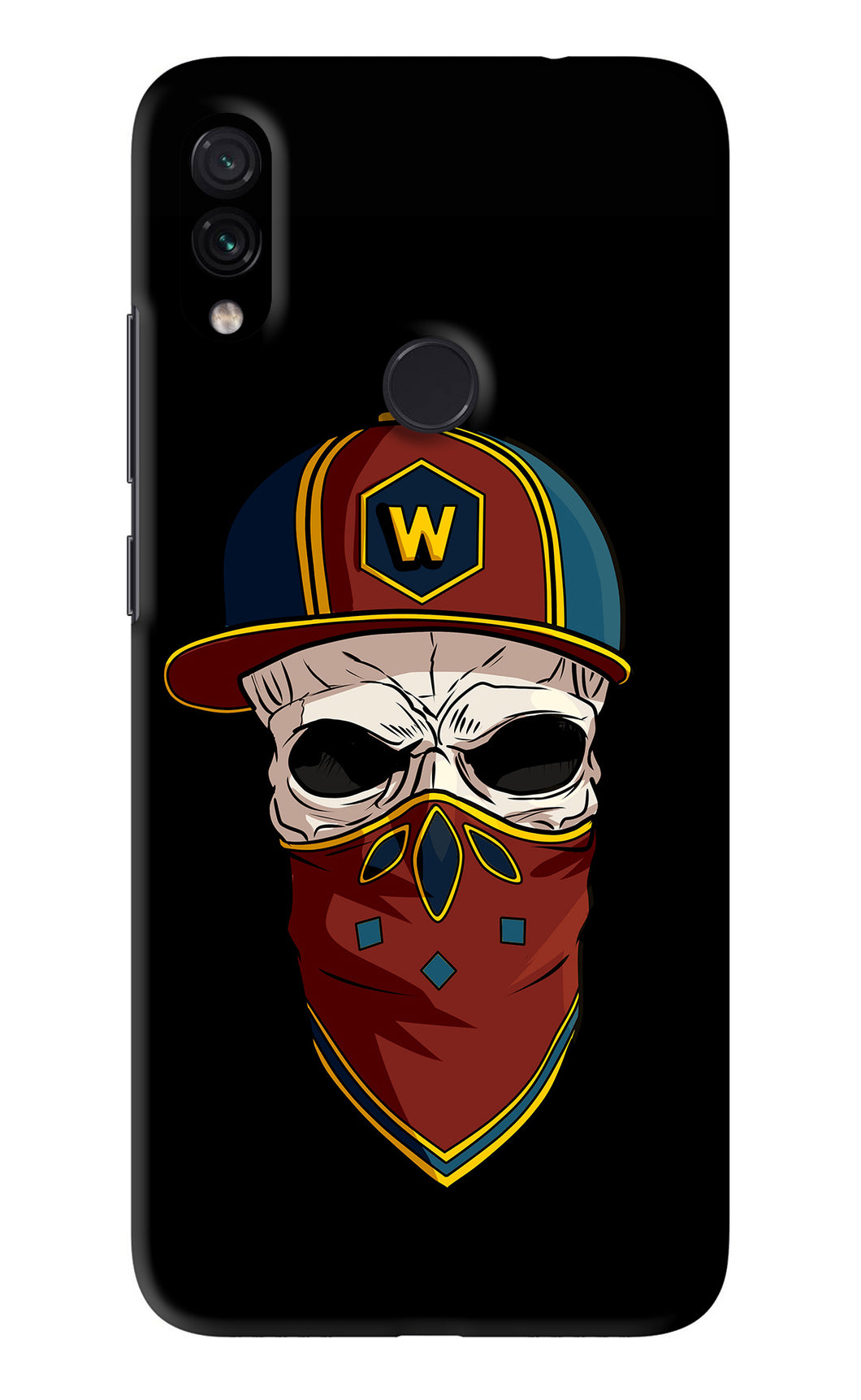Skull Xiaomi Redmi Note 7 Pro Back Skin Wrap