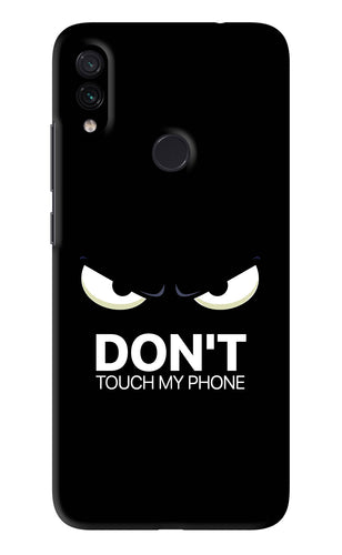 Don'T Touch My Phone Xiaomi Redmi Note 7 Pro Back Skin Wrap