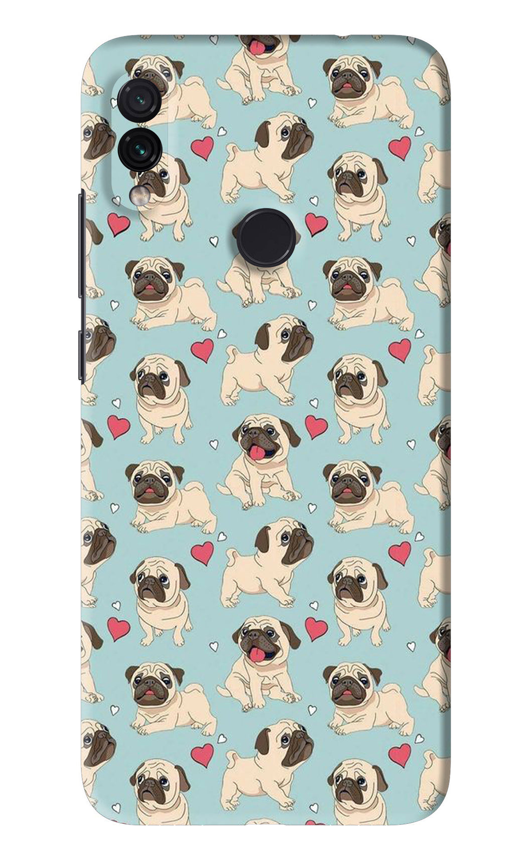 Pug Dog Xiaomi Redmi Note 7 Pro Back Skin Wrap