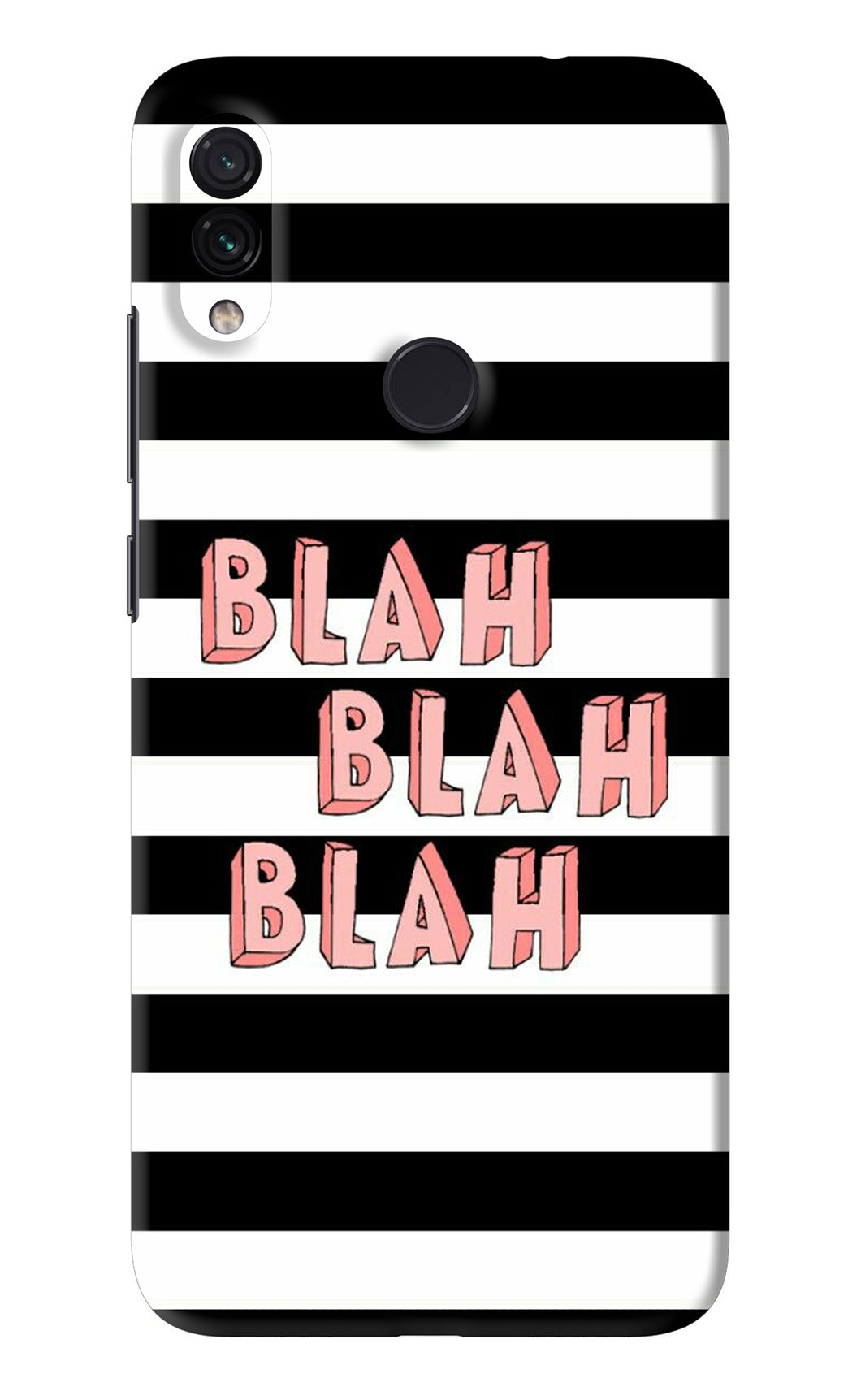 Blah Blah Blah Xiaomi Redmi Note 7 Pro Back Skin Wrap