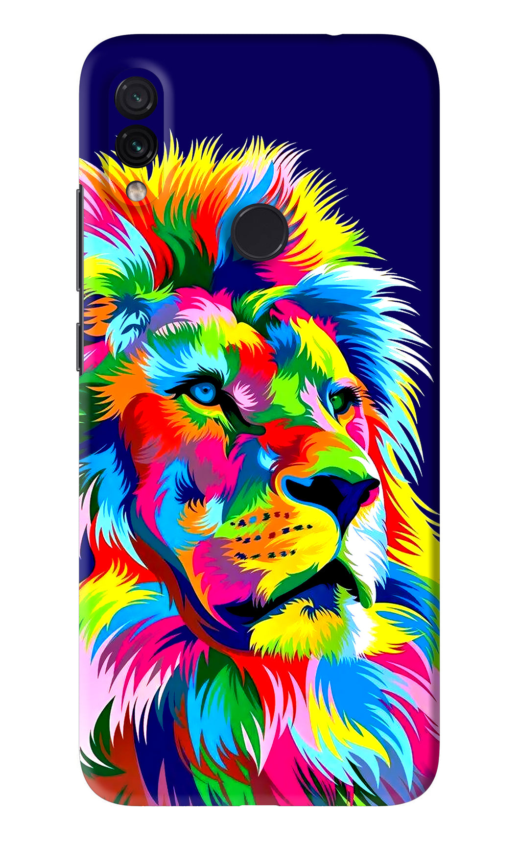 Vector Art Lion Xiaomi Redmi Note 7 Pro Back Skin Wrap