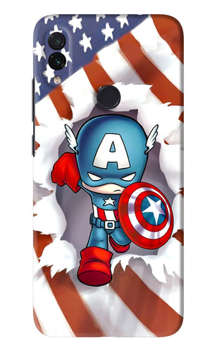 Captain America Xiaomi Redmi Note 7 Pro Back Skin Wrap