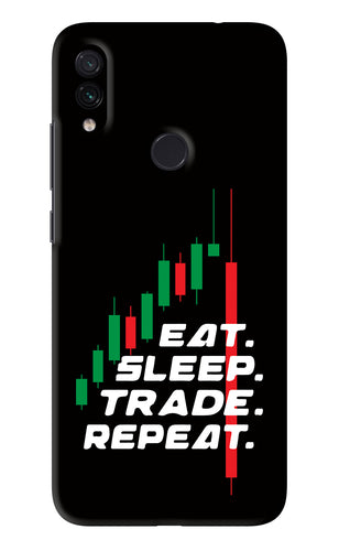 Eat Sleep Trade Repeat Xiaomi Redmi Note 7 Pro Back Skin Wrap