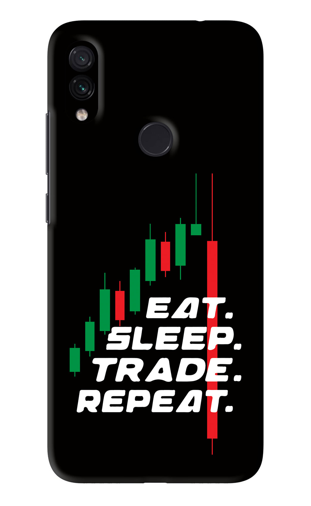 Eat Sleep Trade Repeat Xiaomi Redmi Note 7 Pro Back Skin Wrap
