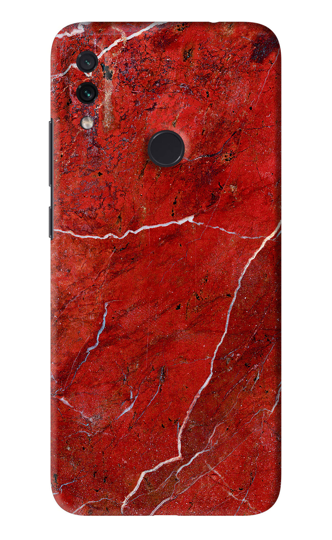 Red Marble Design Xiaomi Redmi Note 7S Back Skin Wrap