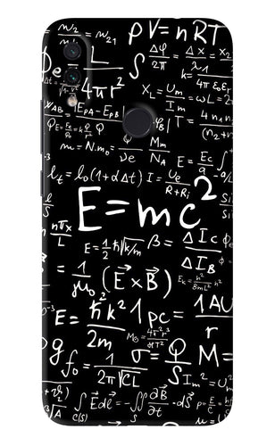 Physics Albert Einstein Formula Xiaomi Redmi Note 7S Back Skin Wrap