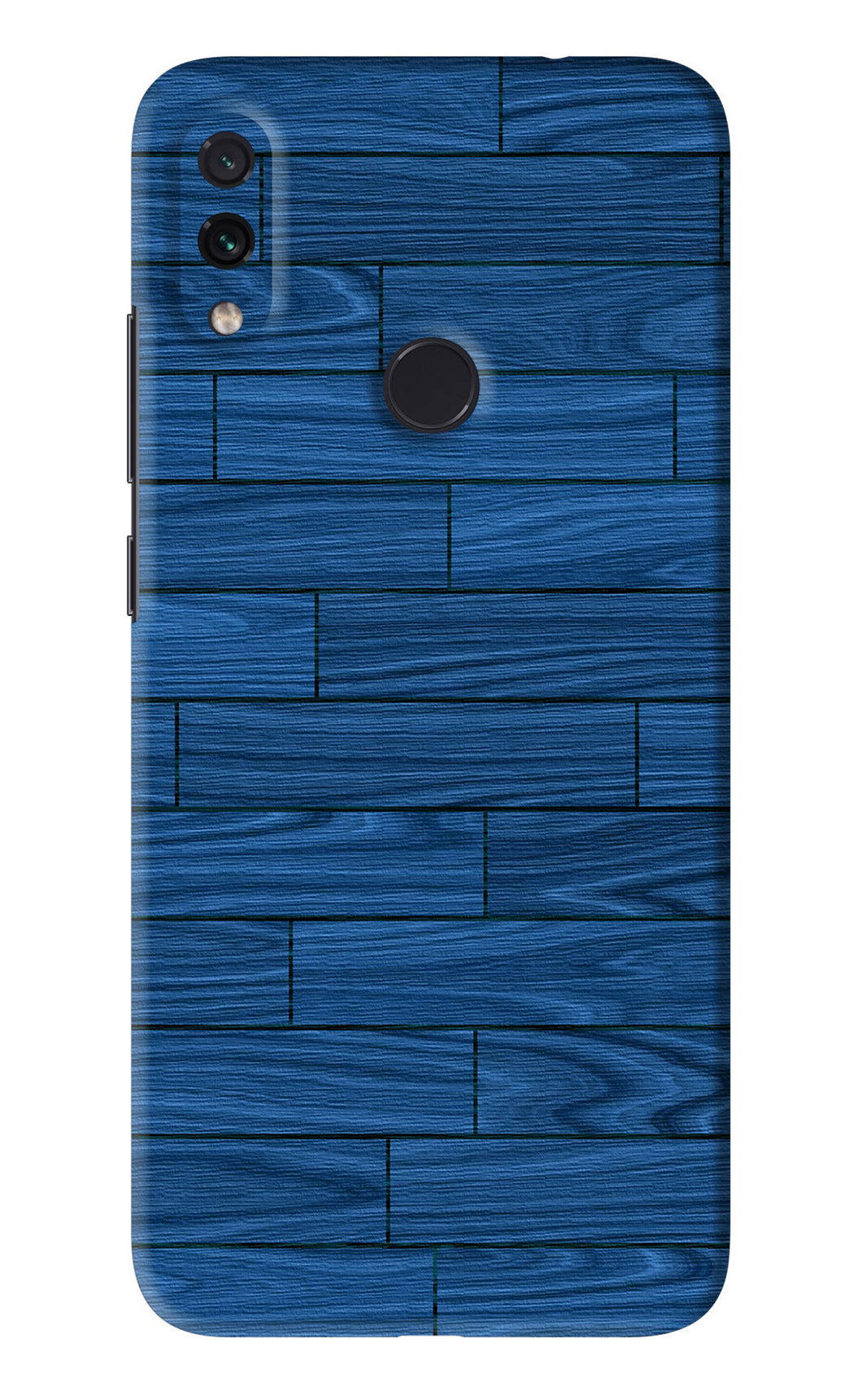 Blue Wooden Texture Xiaomi Redmi Note 7S Back Skin Wrap