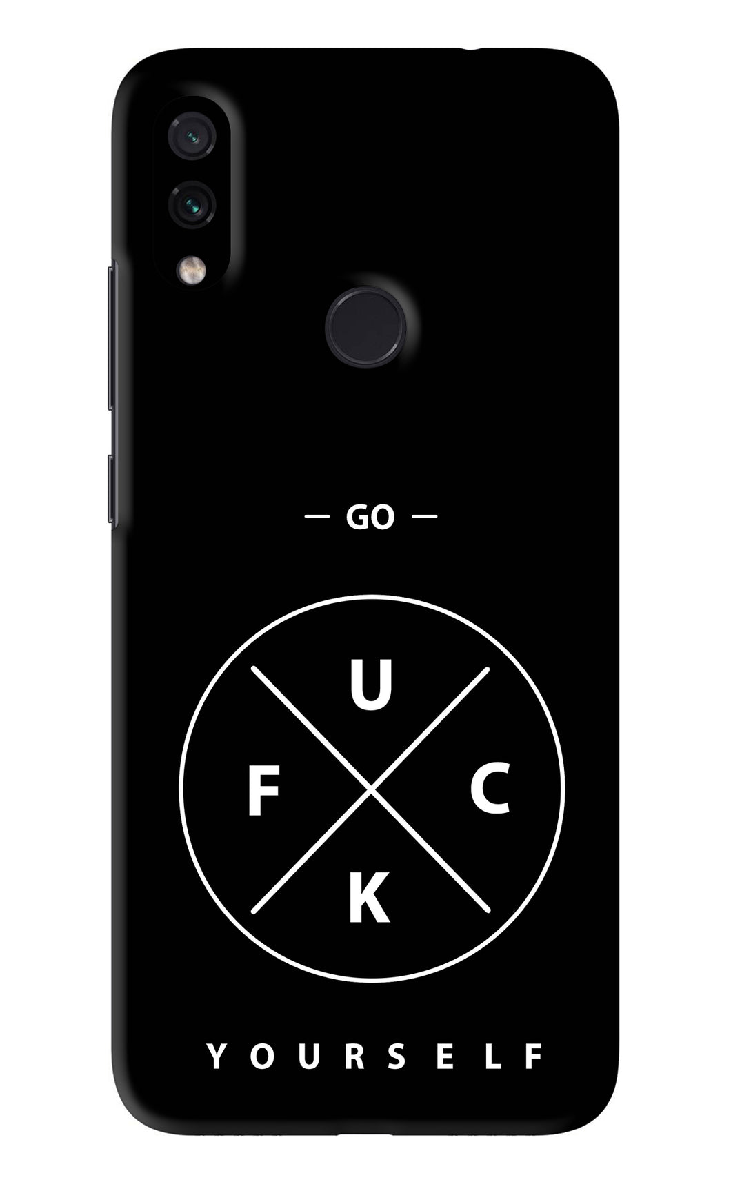 Go Fuck Yourself Xiaomi Redmi Note 7S Back Skin Wrap