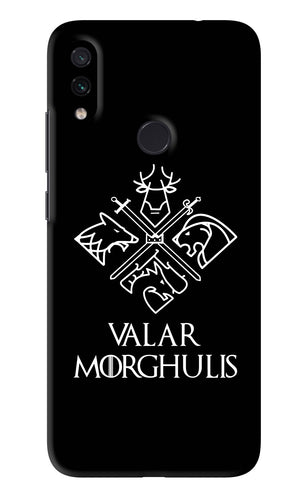 Valar Morghulis | Game Of Thrones Xiaomi Redmi Note 7S Back Skin Wrap