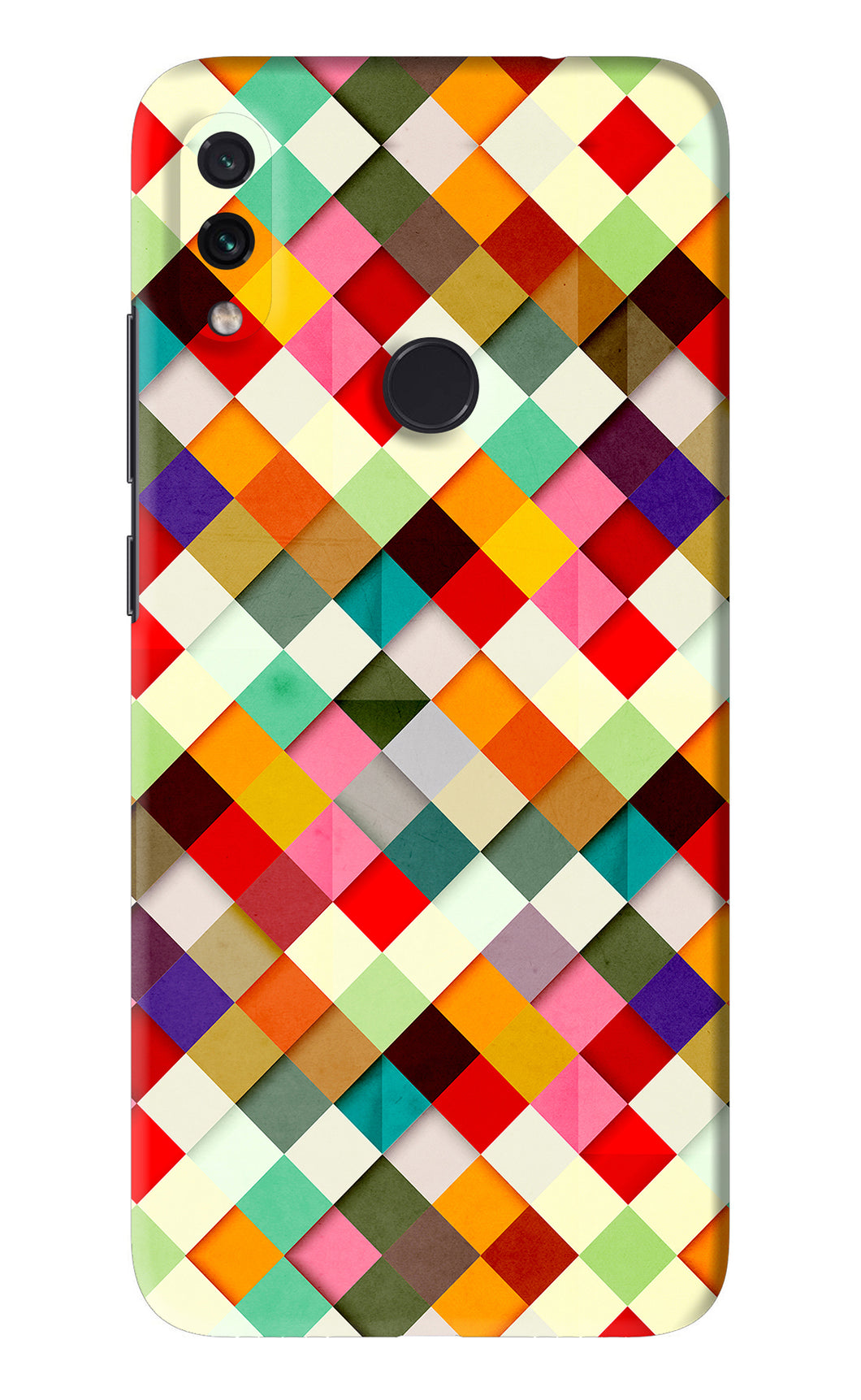 Geometric Abstract Colorful Xiaomi Redmi Note 7S Back Skin Wrap