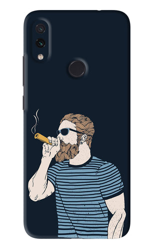 Smoking Xiaomi Redmi Note 7S Back Skin Wrap