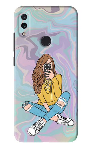 Selfie Girl Xiaomi Redmi Note 7S Back Skin Wrap