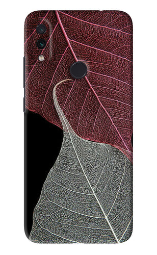 Leaf Pattern Xiaomi Redmi Note 7S Back Skin Wrap