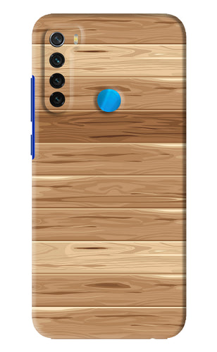 Wooden Vector Xiaomi Redmi Note 8 Back Skin Wrap