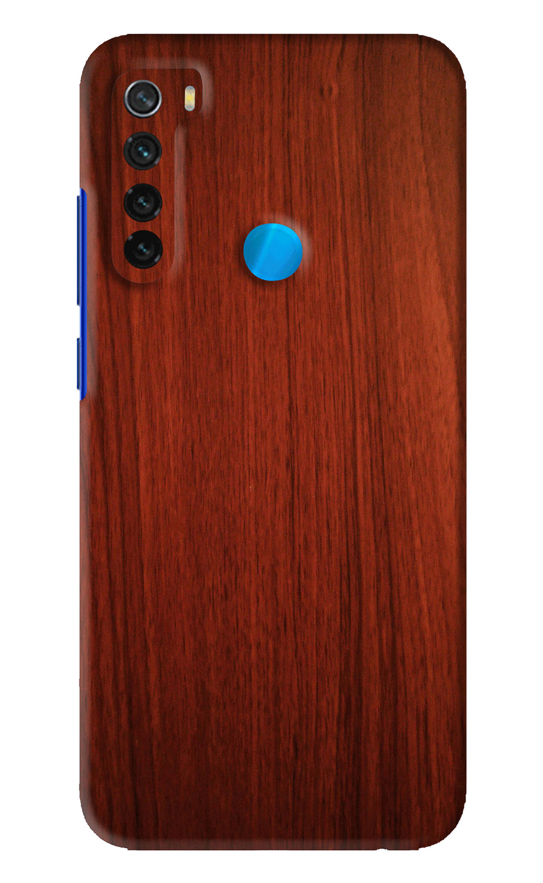 Wooden Plain Pattern Xiaomi Redmi Note 8 Back Skin Wrap