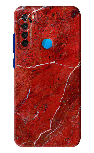 Red Marble Design Xiaomi Redmi Note 8 Back Skin Wrap