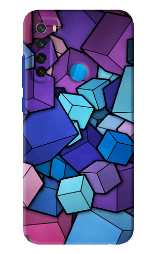 Cubic Abstract Xiaomi Redmi Note 8 Back Skin Wrap