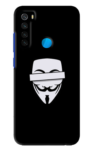 Anonymous Face Xiaomi Redmi Note 8 Back Skin Wrap