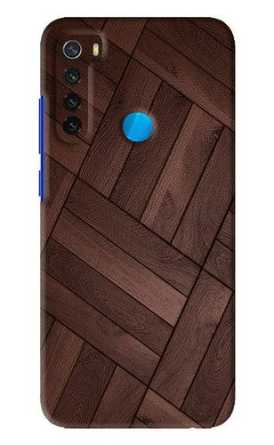 Wooden Texture Design Xiaomi Redmi Note 8 Back Skin Wrap