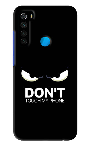 Don'T Touch My Phone Xiaomi Redmi Note 8 Back Skin Wrap