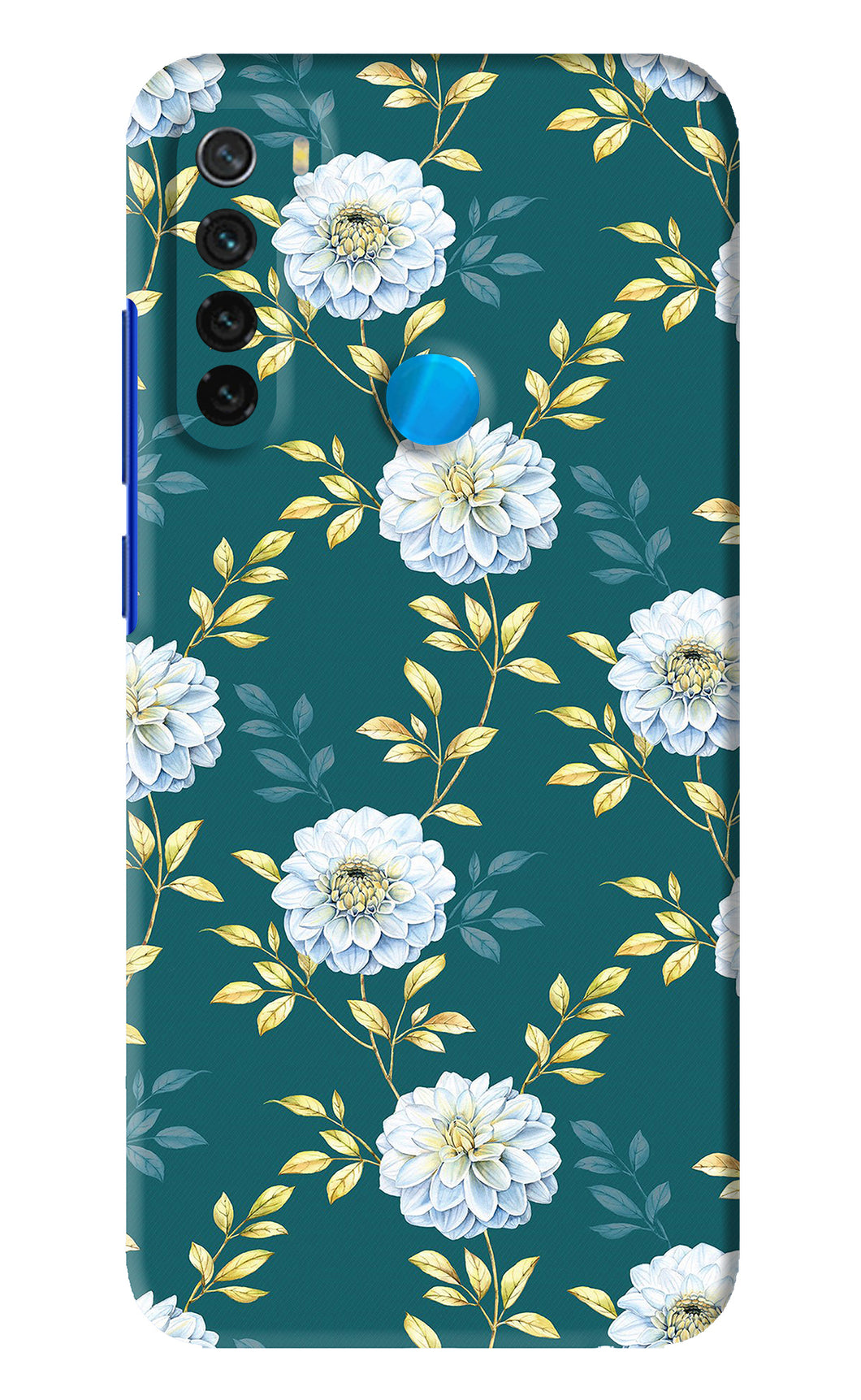 Flowers 5 Xiaomi Redmi Note 8 Back Skin Wrap