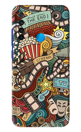 Cinema Abstract Xiaomi Redmi Note 8 Back Skin Wrap