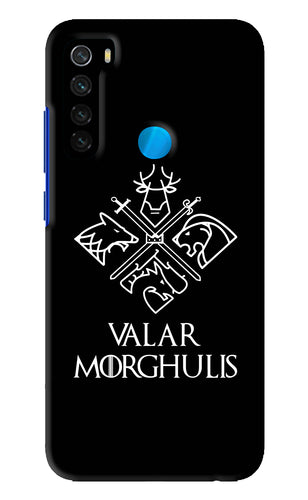 Valar Morghulis | Game Of Thrones Xiaomi Redmi Note 8 Back Skin Wrap