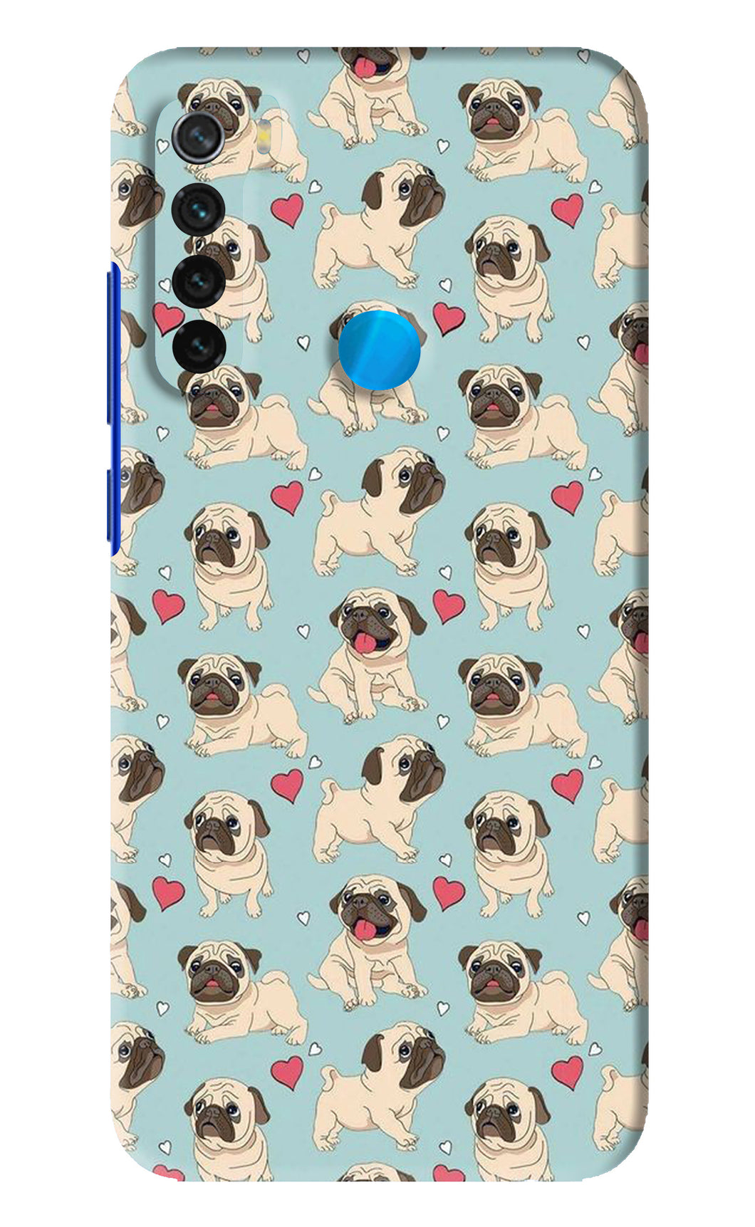 Pug Dog Xiaomi Redmi Note 8 Back Skin Wrap