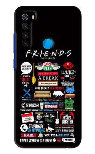FRIENDS Xiaomi Redmi Note 8 Back Skin Wrap