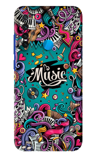 Music Graffiti Xiaomi Redmi Note 8 Back Skin Wrap