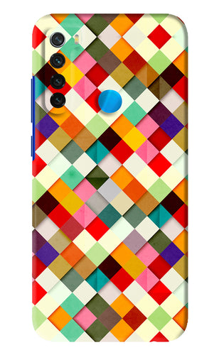 Geometric Abstract Colorful Xiaomi Redmi Note 8 Back Skin Wrap