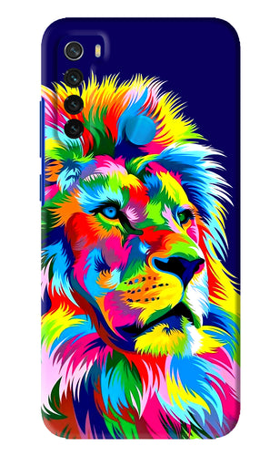 Vector Art Lion Xiaomi Redmi Note 8 Back Skin Wrap