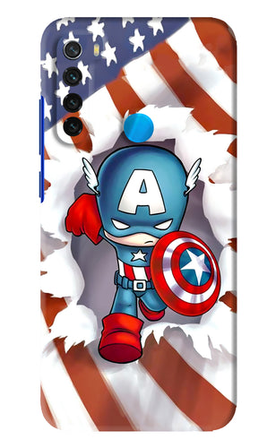 Captain America Xiaomi Redmi Note 8 Back Skin Wrap