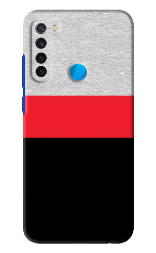 Tri Color Pattern Xiaomi Redmi Note 8 Back Skin Wrap